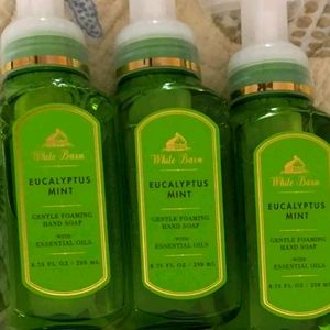 BATH AND BODY WORKS, SET OF 3 Eucalyptus Mint